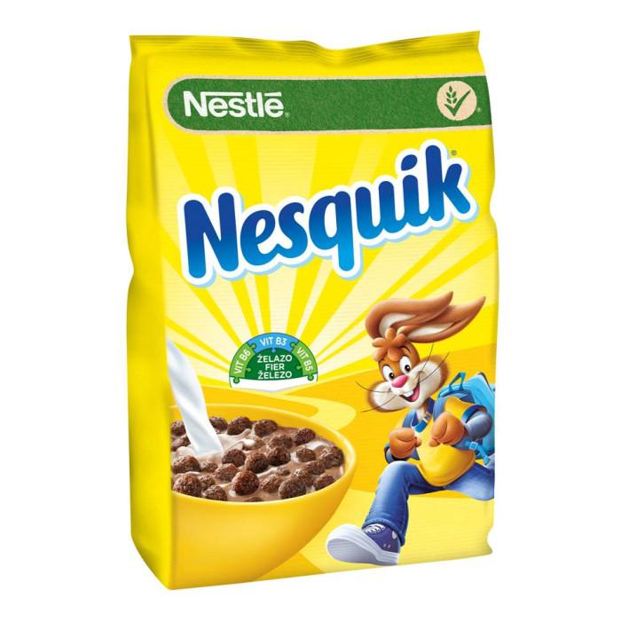 Шарики шоколадные Nestle Nesquick 250 гр., флоу-пак