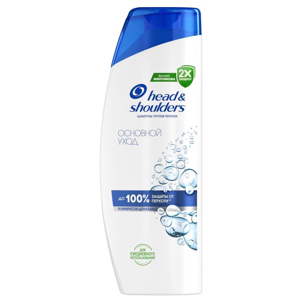 Шампунь Head&Shoulders Основной уход Против перхоти для нормальных волос, 400 мл., ПЭТ