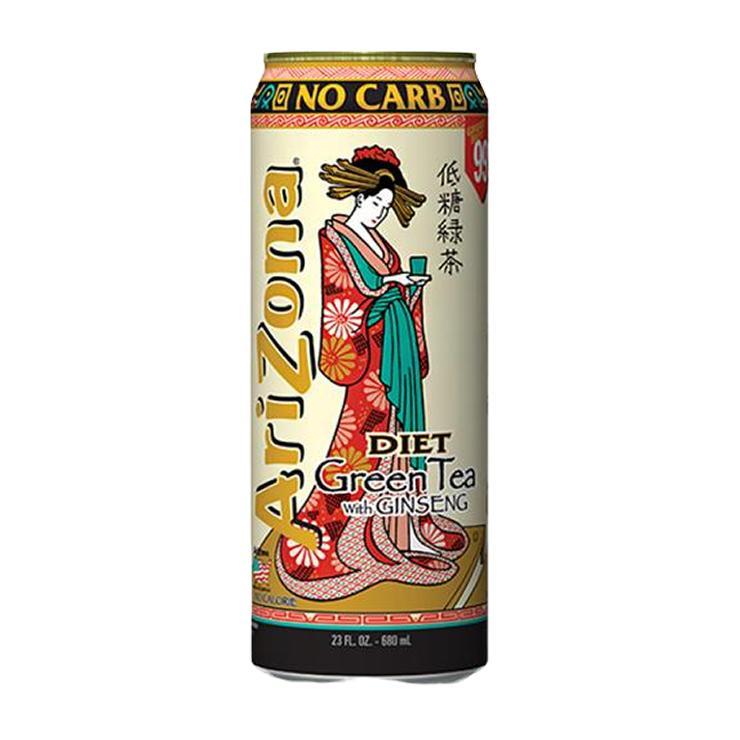 Чай холодный Arizona Diet Green Tea женьшень 680 мл., ж/б