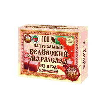 Мармелад Белёвский продукт натуральный с калиной 230 гр., картон