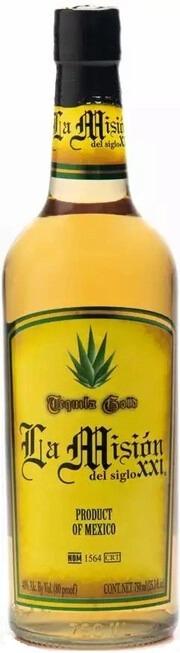 Спиртной напиток Tequila Gold La Mission 40% 750 мл., стекло