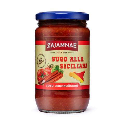 Соус ZAJAMNAE SICILIANA томатный 370 гр., стекло