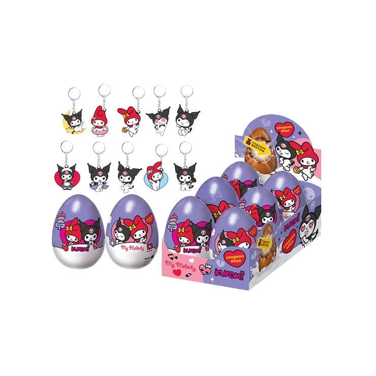 Яйцо шоколадное KUROMI с подарком 70 гр., обертка