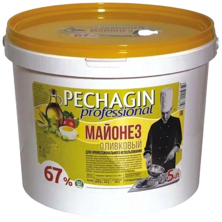 Майонез Pechagin Professional 67% 10 кг., ПЭТ