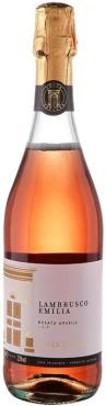 Вино Lambrusco Emilia IGP Rosato Amabile 7,5% игристое жемчужное розовое полусладкое, 750 мл., стекло