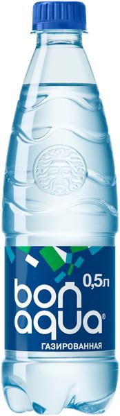Вода газированная Bona Aqua 500 мл., ПЭТ