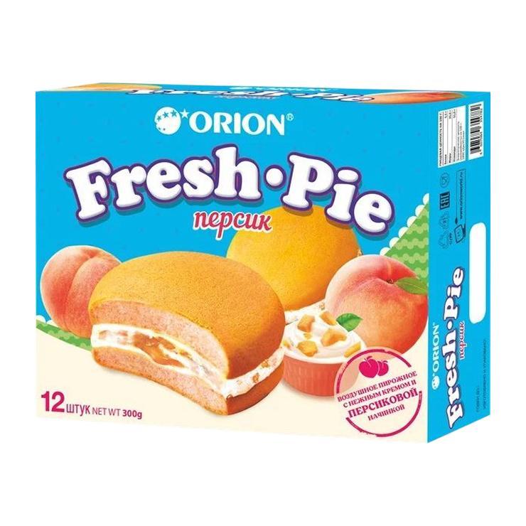 Печенье Fresh Pie Персик 12 штук 300 гр., картон