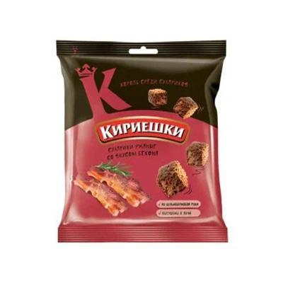 Сухарики Кириешки Бекон ржаные 40 гр., флоу-пак