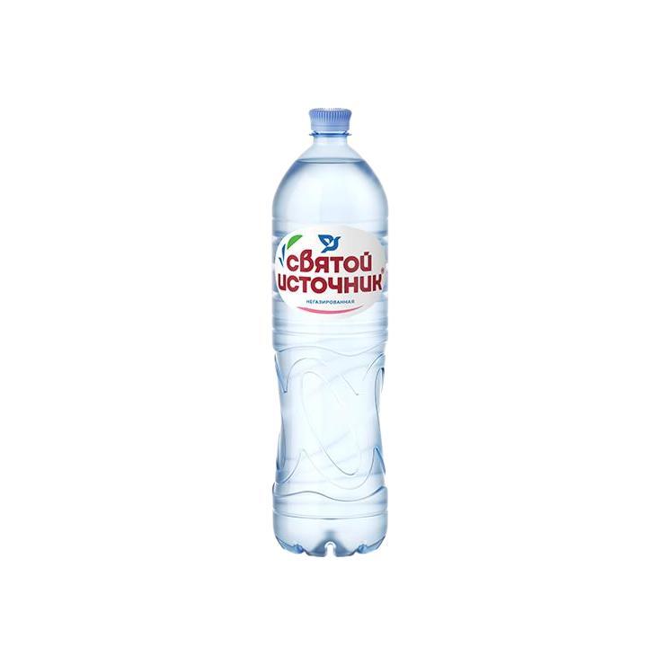 Вода негазированная Святой Источник 1,5 л., ПЭТ