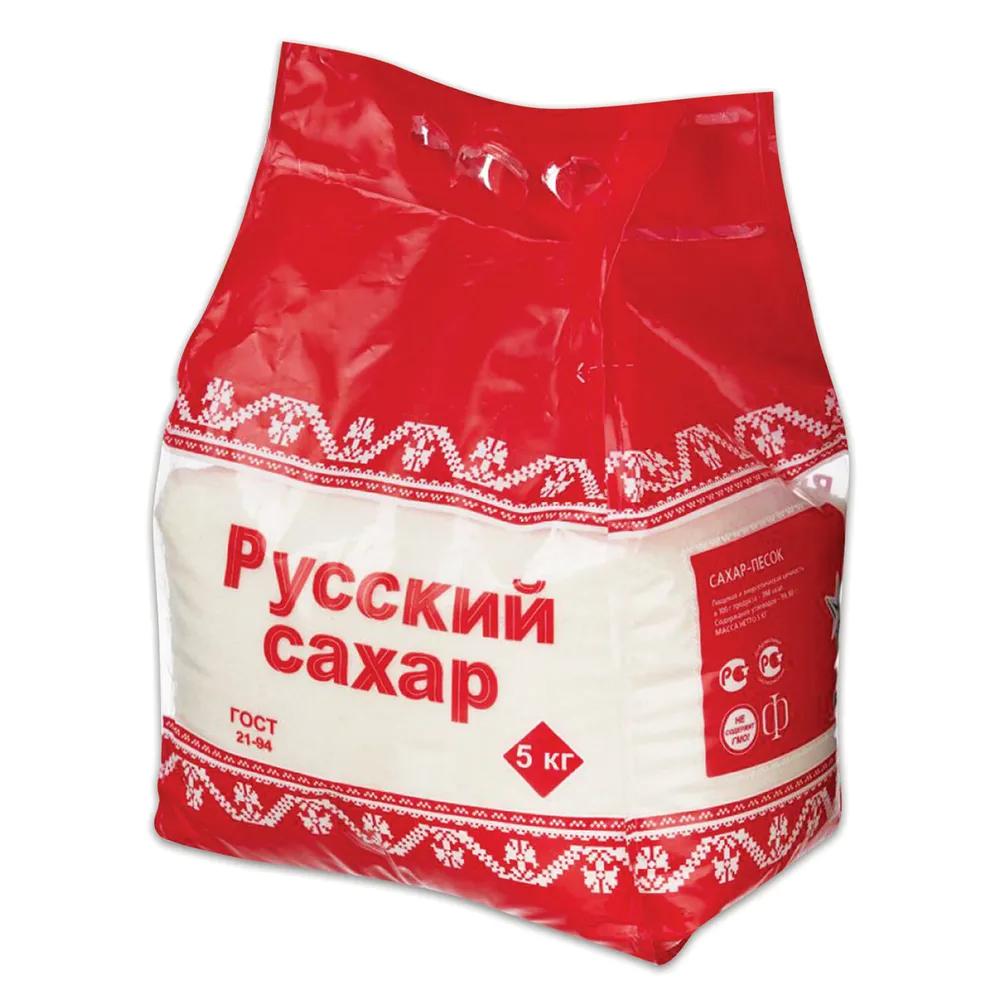 Сахар Русский сахар песок 5 кг., флоу-пак