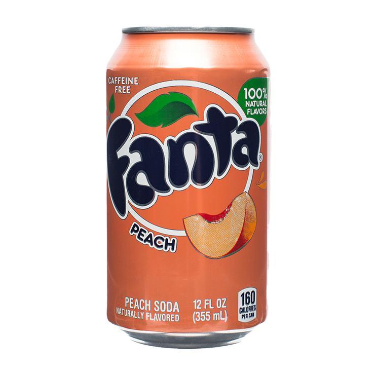 Напиток газированный Fanta персик США 355 мл., ж/б