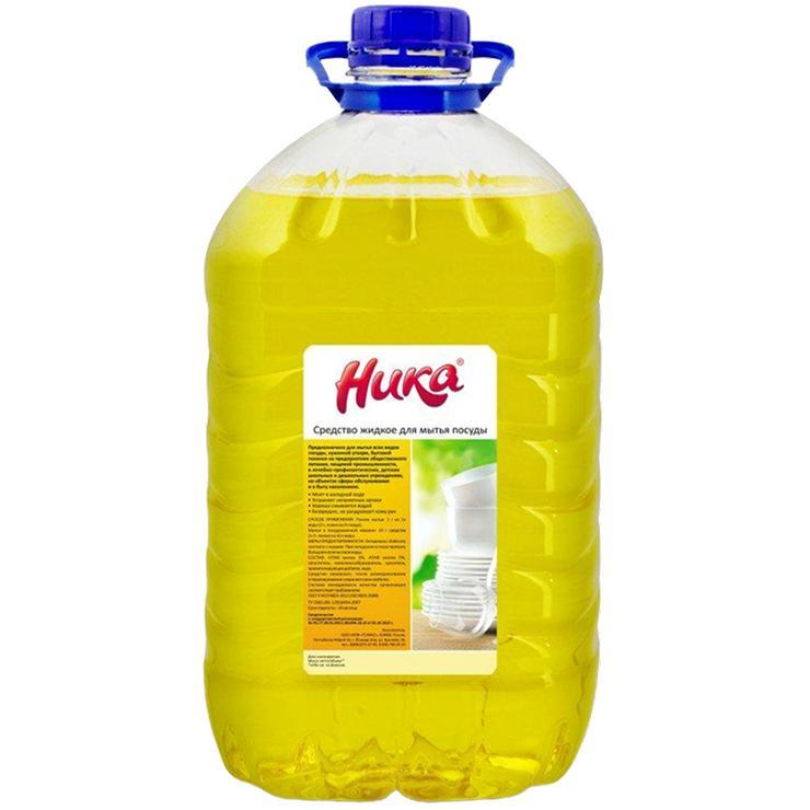 Средство для мытья посуды Ника Россия 5 л., канистра