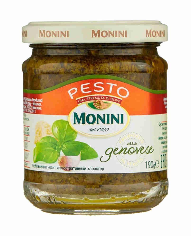 Соус Monini Pesto Genovese, 190 гр., стекло