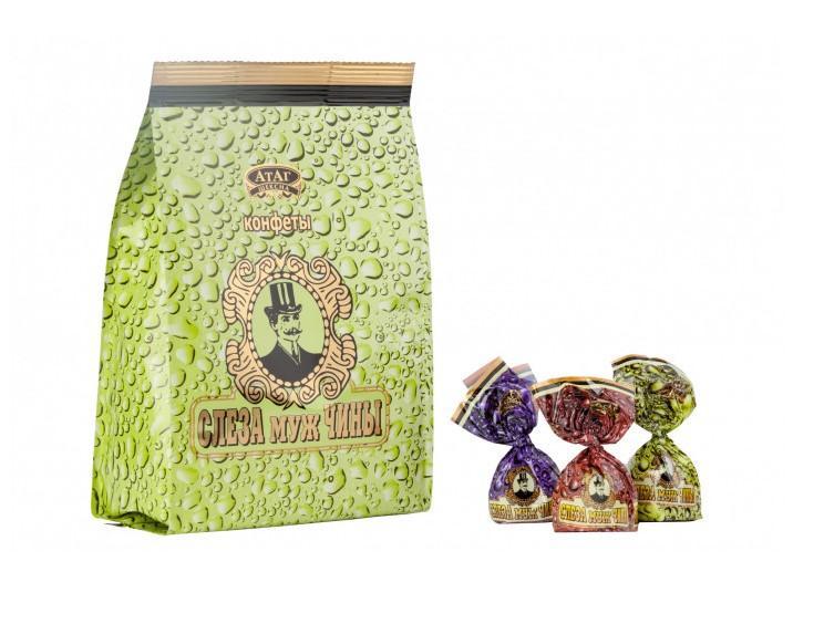 Конфеты Атаг Слеза мужчины 200 гр., флоу-пак