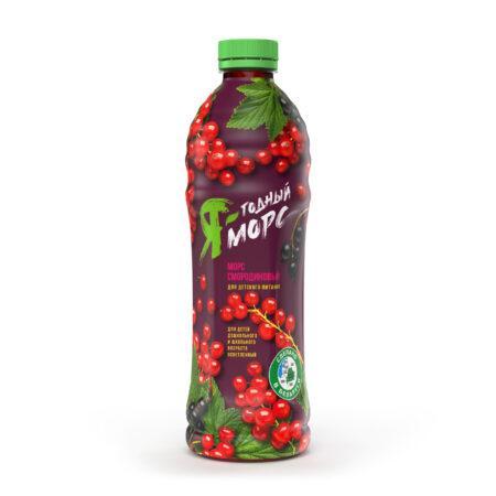 Морс ЯМорс смородиновый 1 л., ПЭТ