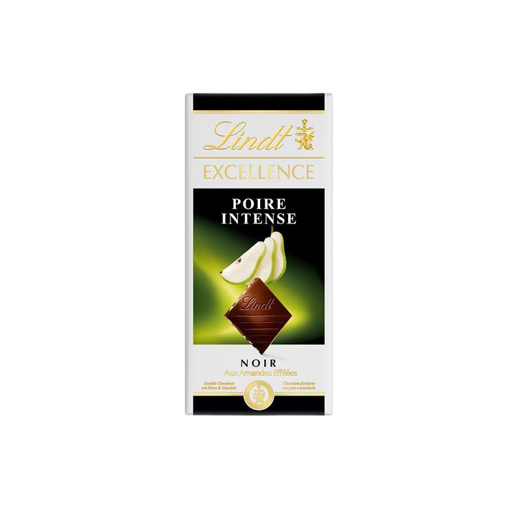 Шоколад Lindt excellence poire темный с грушей 100 гр., картон
