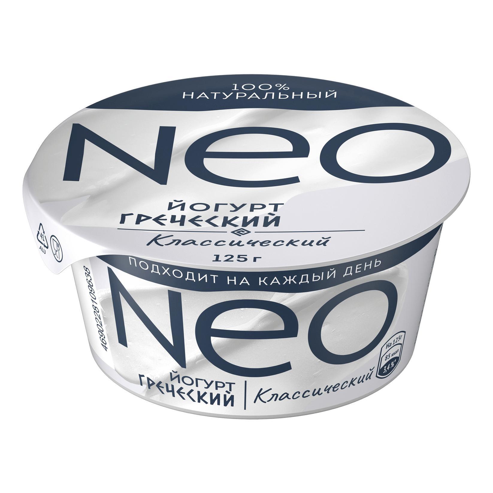 Йогурт Neo Греческий 2% 125 гр., ПЭТ