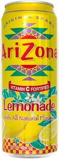 Чай холодный Arizona Lemonade США 650 мл., ж/б