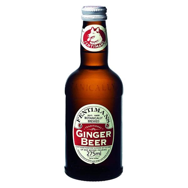 Лимонад FENTIMANS GINGER BEER (Имбирное пиво) газированный, 275 мл., стекло