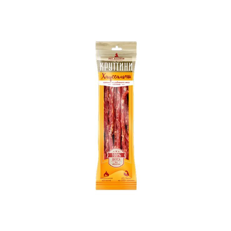Соломка мясная Fat Buffalo круттини хауссалями из свинины 75 гр., флоу-пак