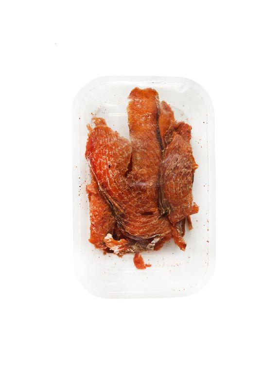 Чипсы хрустящие из кеты с перцем 20 гр., пластиковый контейнер