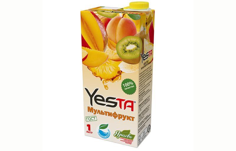 Сок Yesta Мультифрукт 1 л., тетра-пак