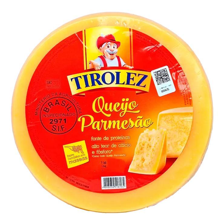 Сыр Tirolez твердый м.д.ж 37% Parmesan 7 кг., пленка
