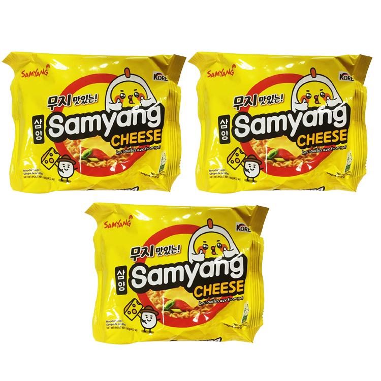 Лапша Samyang быстрого приготовления с сыром, 120 гр., флоу-пак