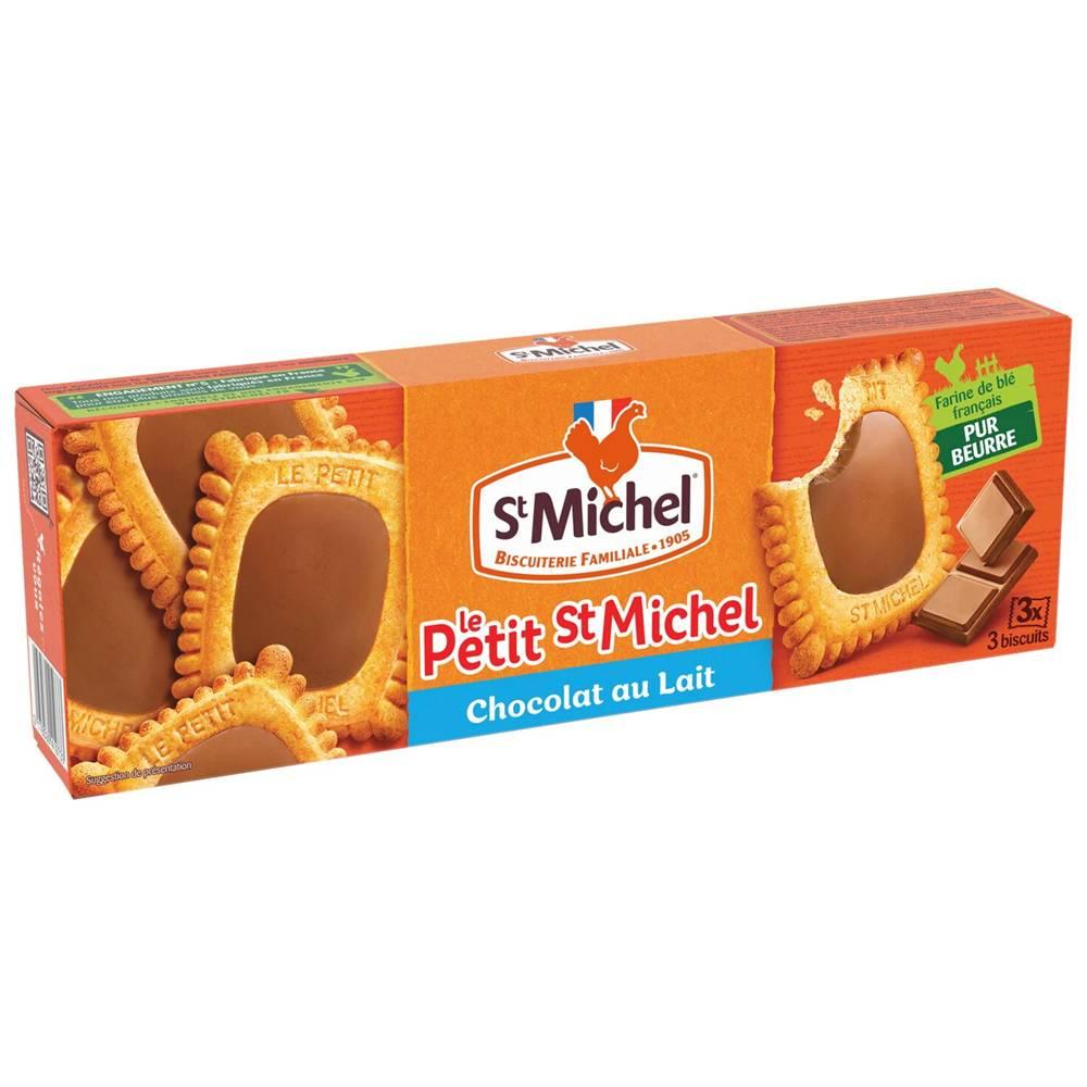 Печенье StMichel сливочное с шоколадом 132 гр., картон