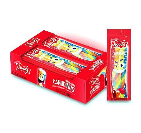 Мармелад Docile Sour Цветные карандаши со вкусом клубники 15 гр., флоу-пак