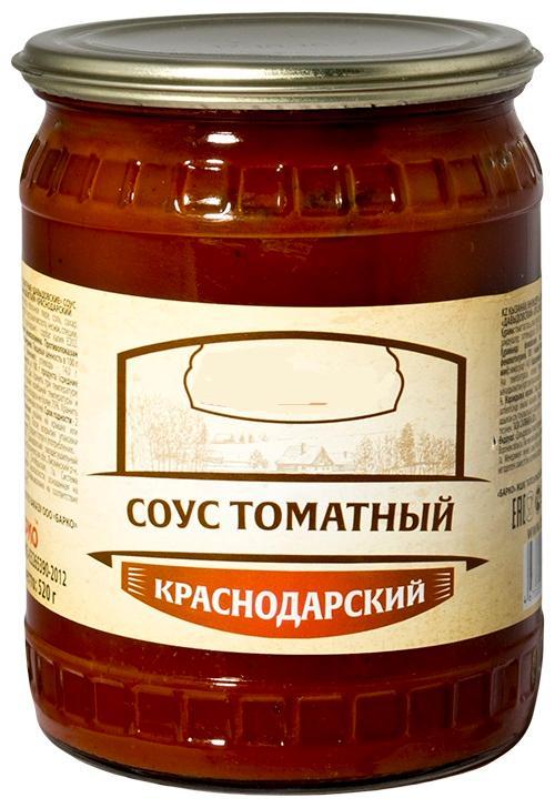 Соус томатный Краснодарский ГОСТ, 530 гр., стекло