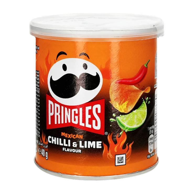 Чипсы Pringles Мексиканский чили и лайм 40 гр., туба
