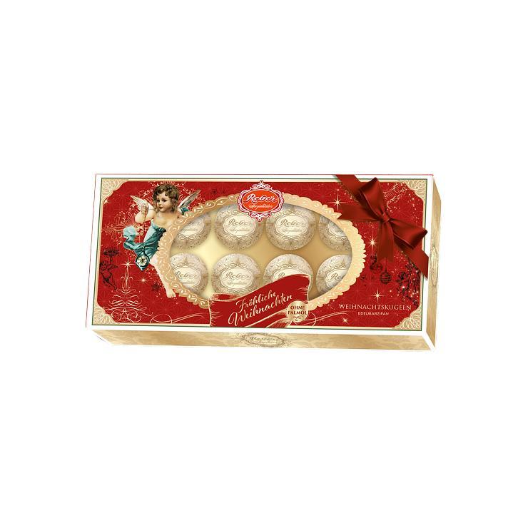 Конфеты Reber mittelmeermarzipan kugeln шоколадные 200 гр., картон