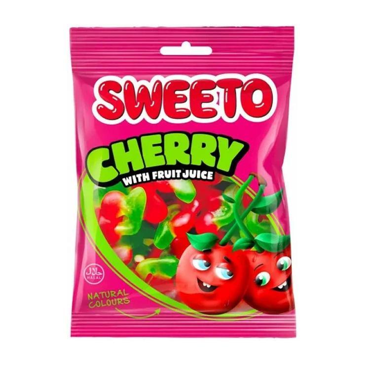 Мармелад жевательный Sweeto вишенки 140 гр., флоу-пак