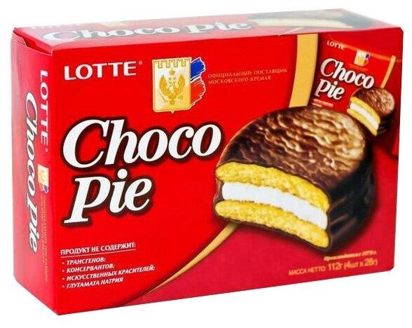 Пирожное Choco Pie Lotte 112 гр., картон