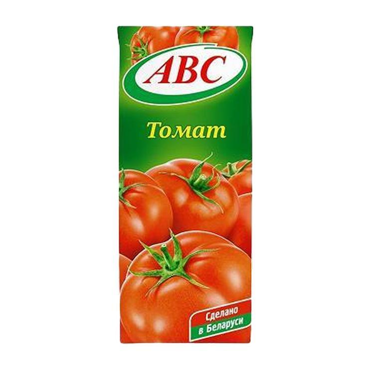 Сок ABC томатный с мякотью 200 мл., тетра-пак