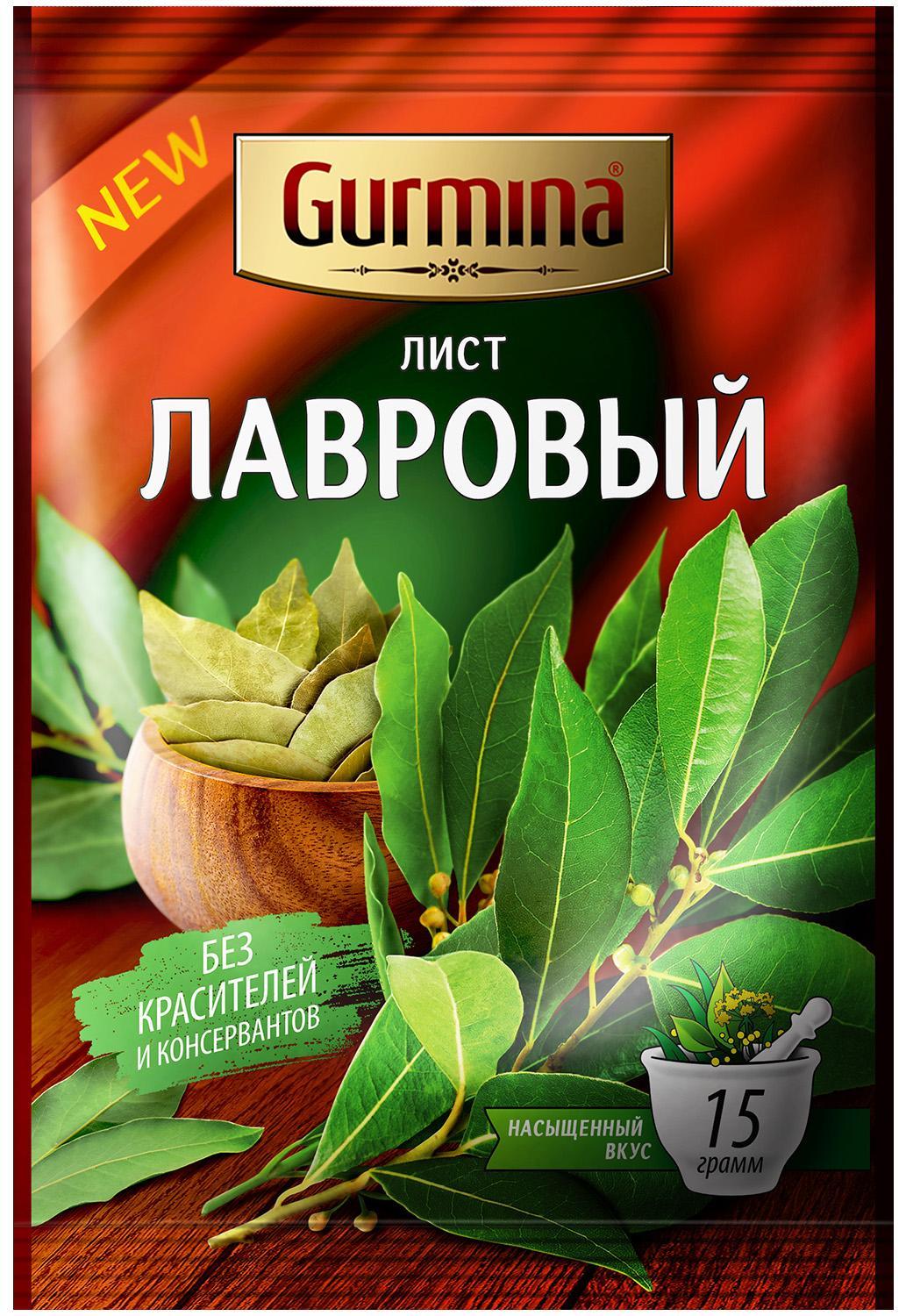 Лист GURMINA лавровый 10 гр., саше