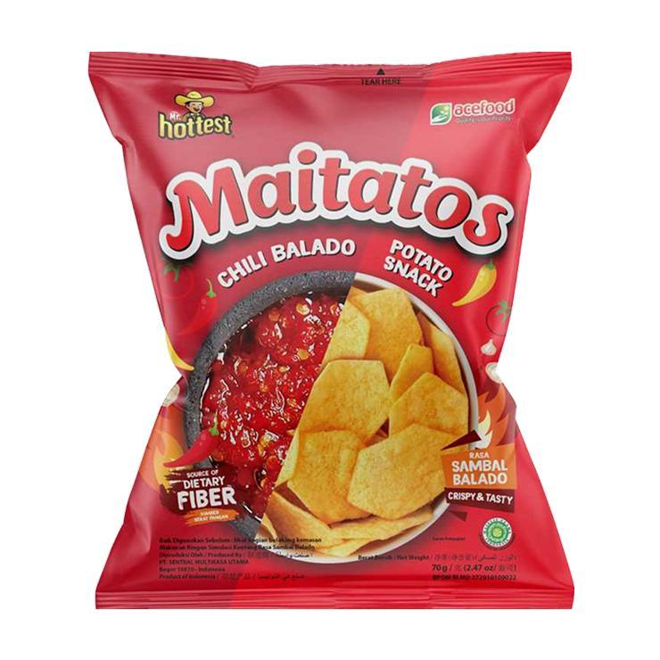 Чипсы Mr.Hottest maitatos со вкусом чили баладо 70 гр., флоу-пак