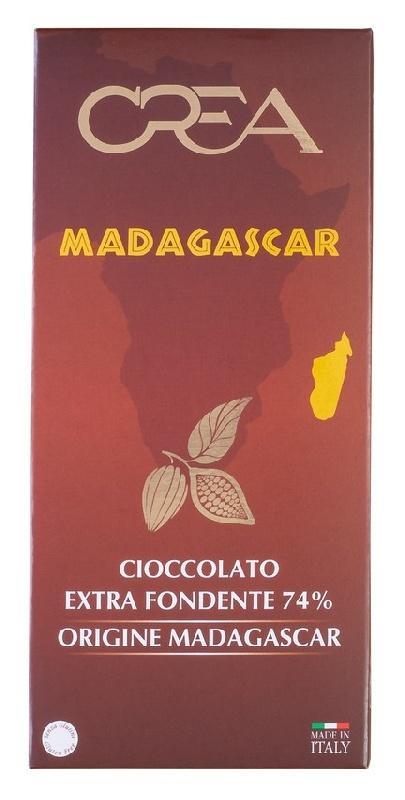 Шоколад Crea Origin Madagascar горький 74% какао 100 гр., картон