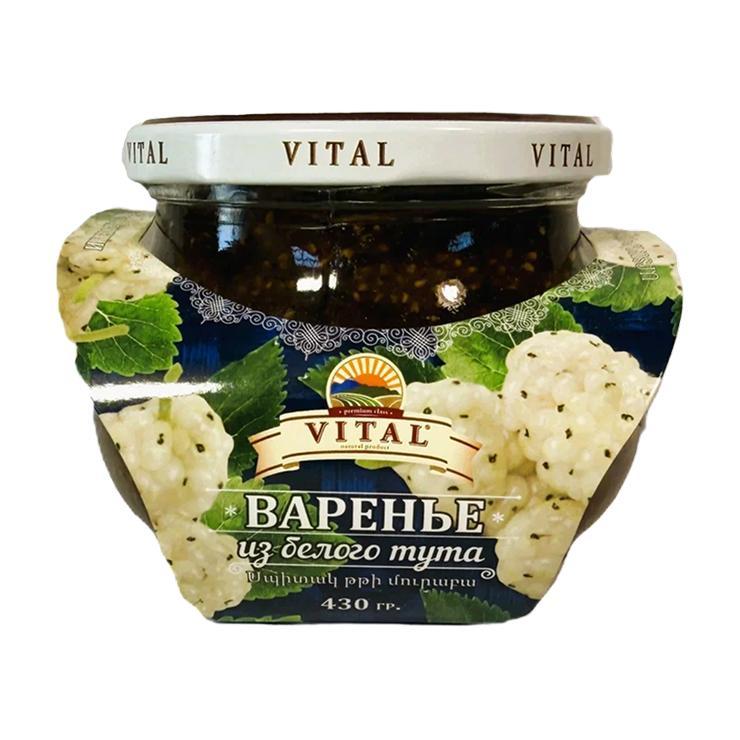 Варенье VITAL из белого тута 430 гр., стекло