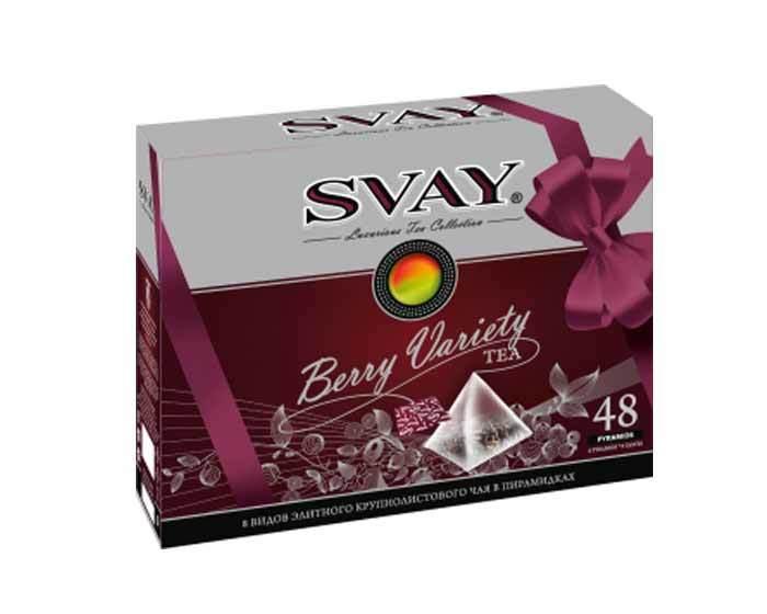 Чай Svay Berry Variety Набор 8 видов, 120 гр., картон