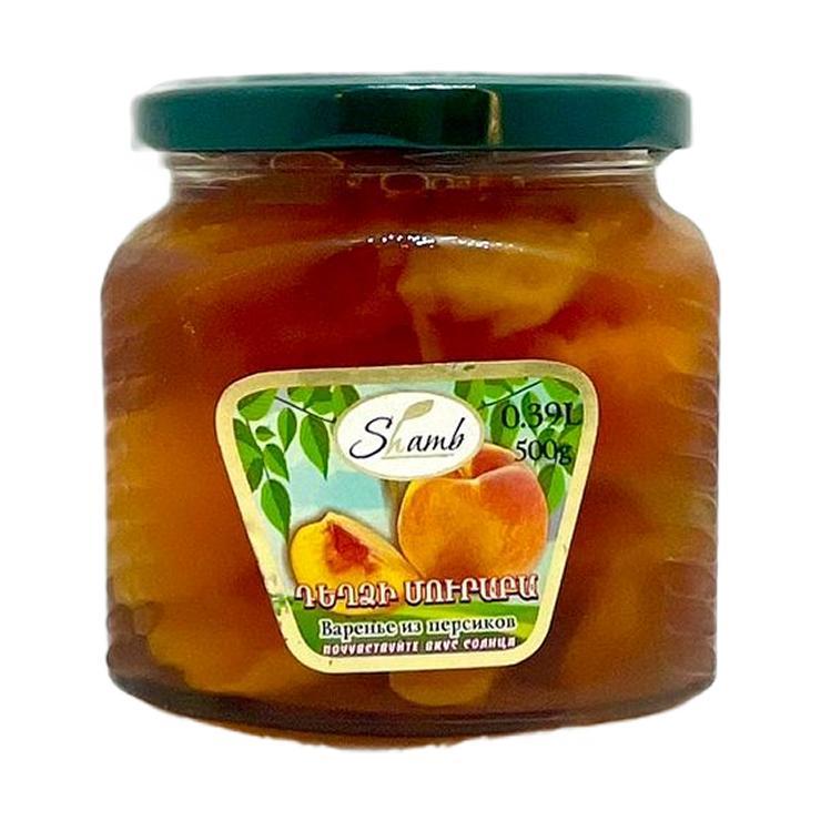 Варенье Shamb из персика 390 мл., стекло
