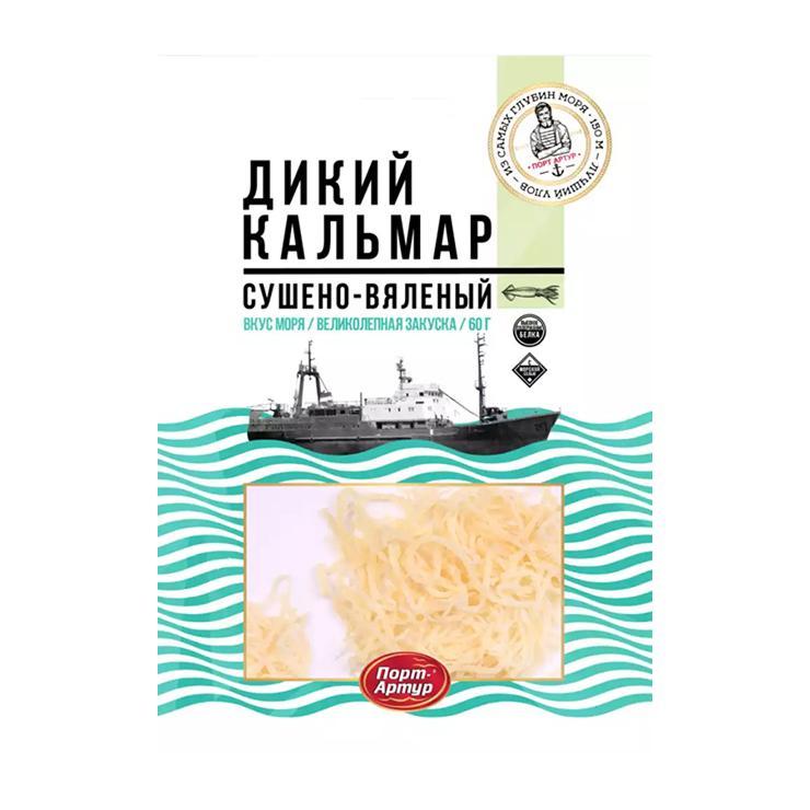 Кальмар дикий Порт-Артур 60 гр., саше