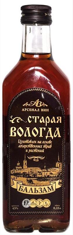Бальзам Старая Вологда Россия, 250 мл., стекло