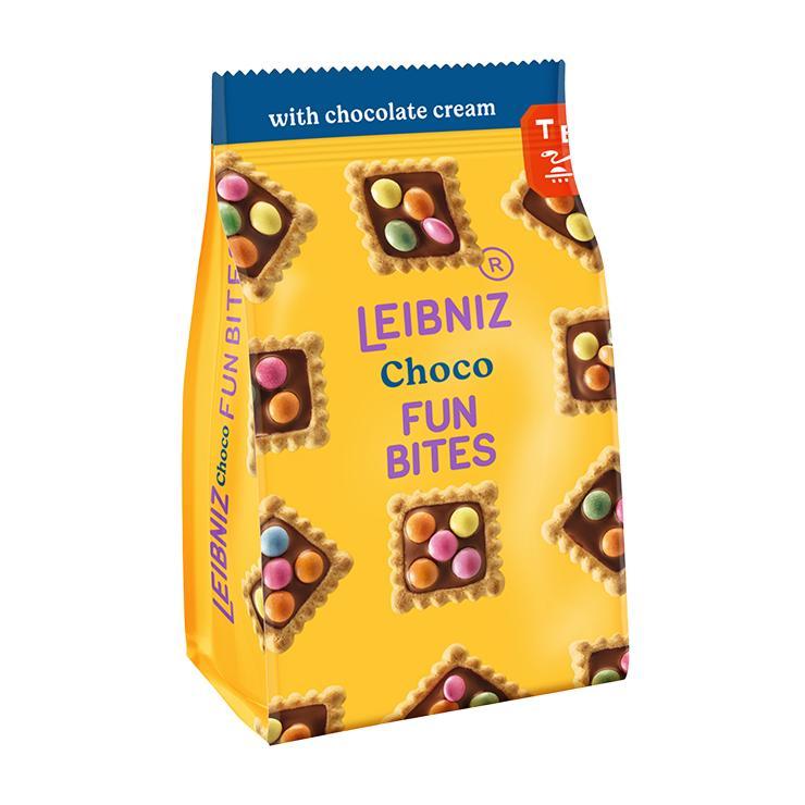 Печенье Bahlsen Choco Fun Bites драже шоколадный крем 100 гр., флоу-пак