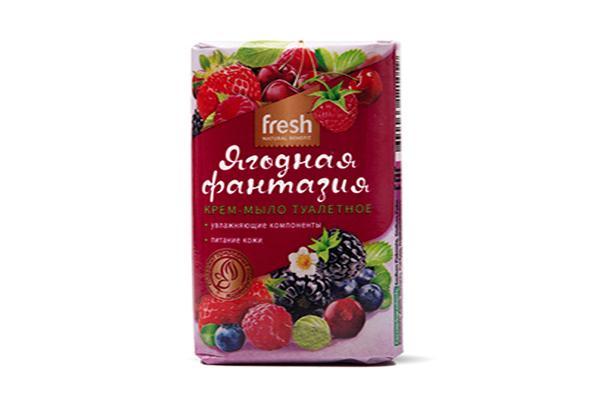 Крем-мыло Fresh ягодная фантазия 90 гр., обертка
