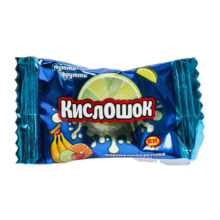 Жевательная резинка Волшебный кондитер Кислошок тутти-фрутти 4 гр., флоу-пак