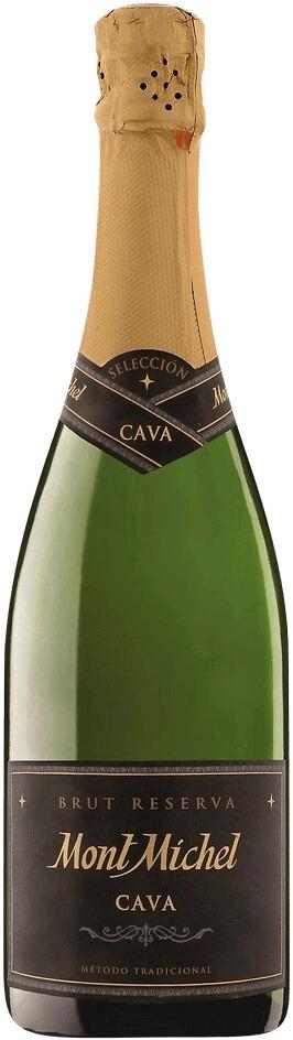 Вино игристое Mont Michel Cava белое брют выдержанное 750 мл., стекло