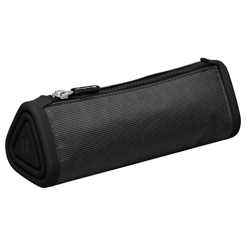 Пенал мягкий Berlingo Black 220х70х70 мм 1 отделение полиэстер, пакет