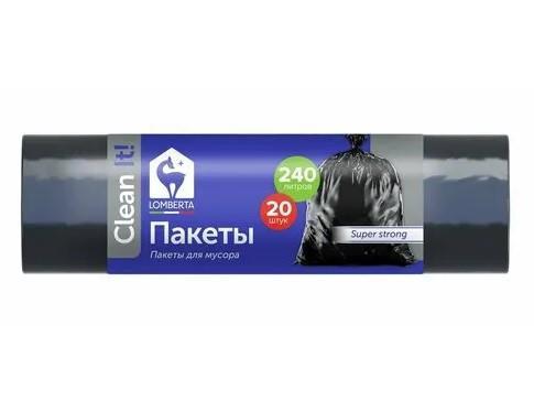 Пакеты для мусора Lomberta 240 л. 20 шт.